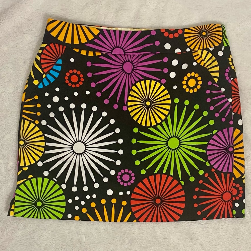 Loudmouth Colorful Golf Skirt Skort Size 2